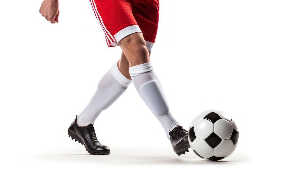 Football footwear kicking sports. AI generated Image by rawpixel.