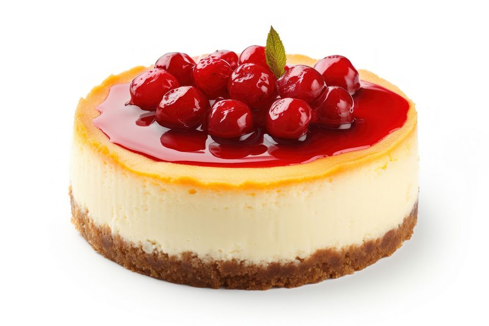 Cake cheesecake dessert cream. AI generated Image by rawpixel.