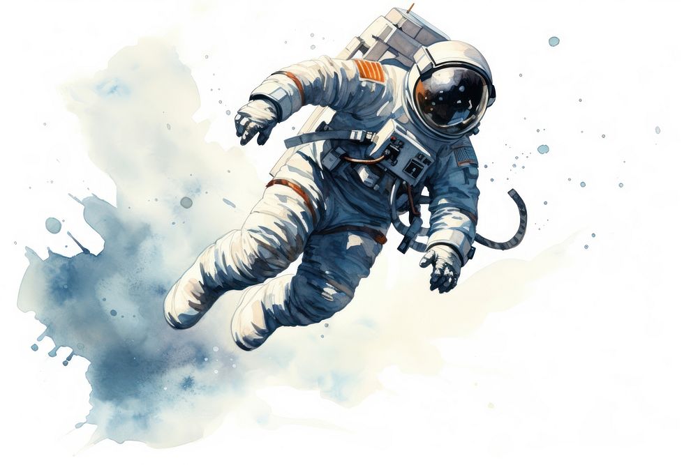 Astronaut sports space transportation. AI generated Image by rawpixel.