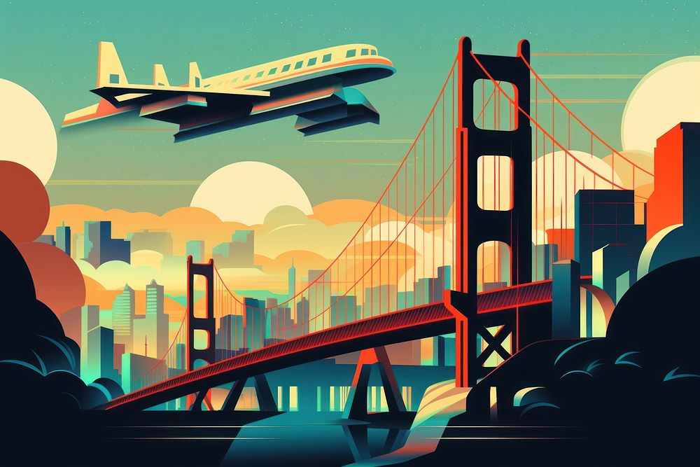 Aircraft airplane vehicle travel. AI generated Image by rawpixel.