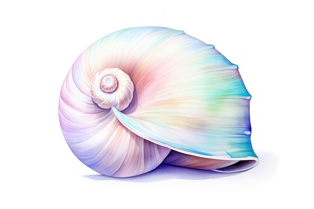 Seashell snail invertebrate pattern. AI generated Image by rawpixel.