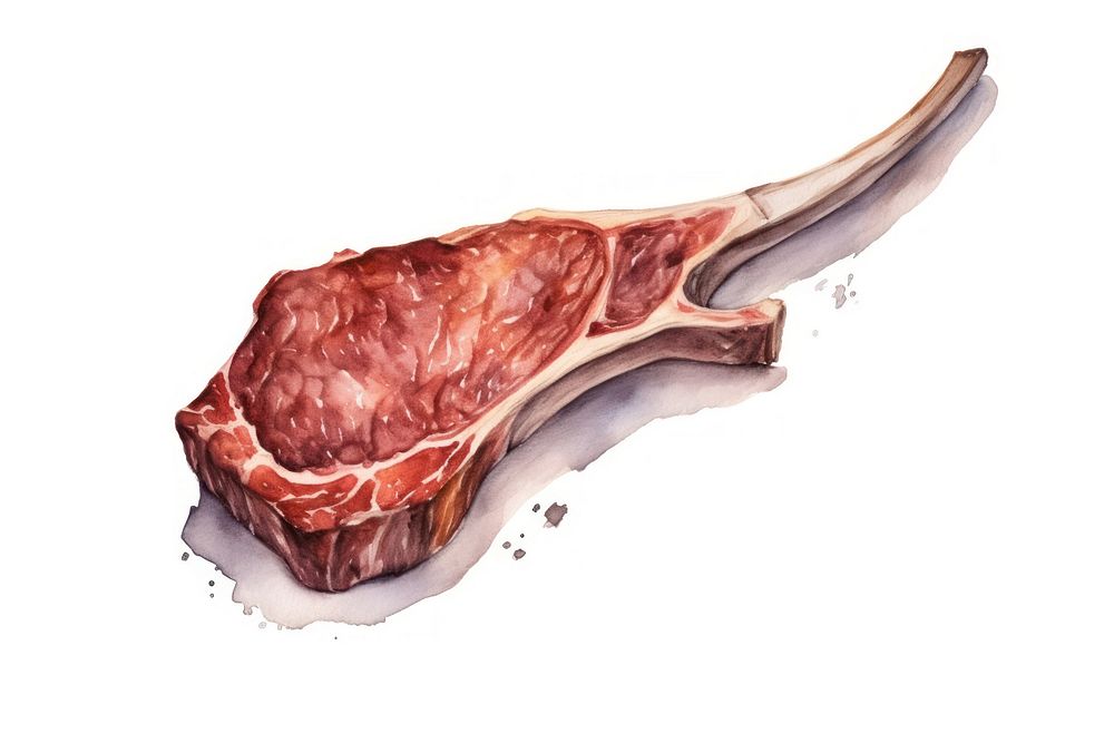 Steak meat food invertebrate. AI generated Image by rawpixel.