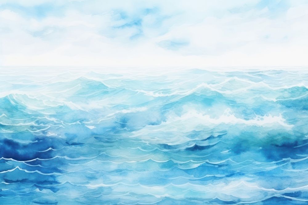 Ocean outdoors nature water. AI generated Image by rawpixel.