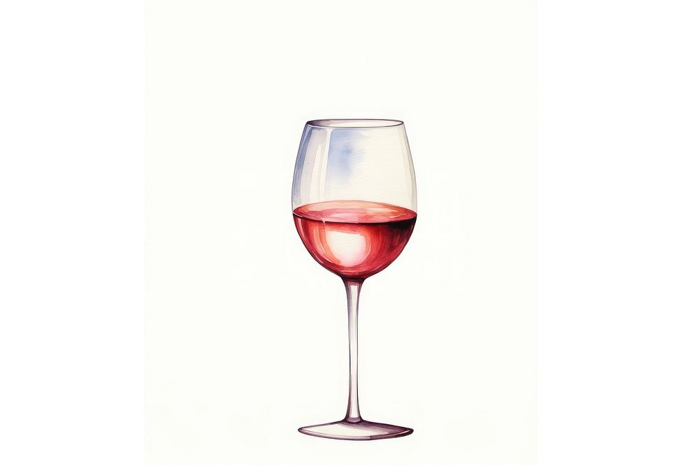 Wine glass drink refreshment. AI generated Image by rawpixel.