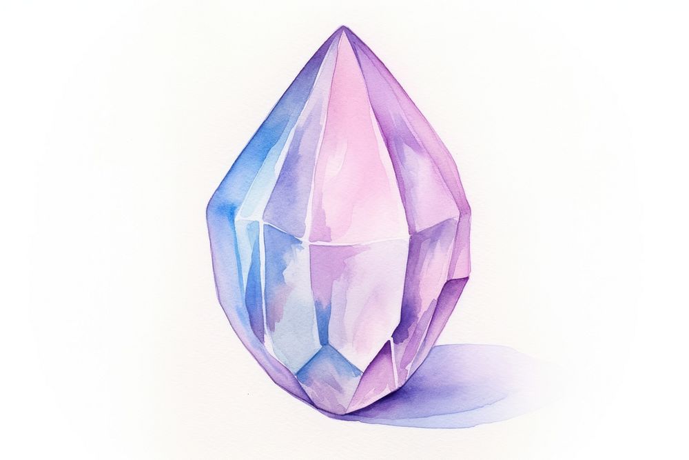 Gemstone crystal jewelry paper. AI generated Image by rawpixel.