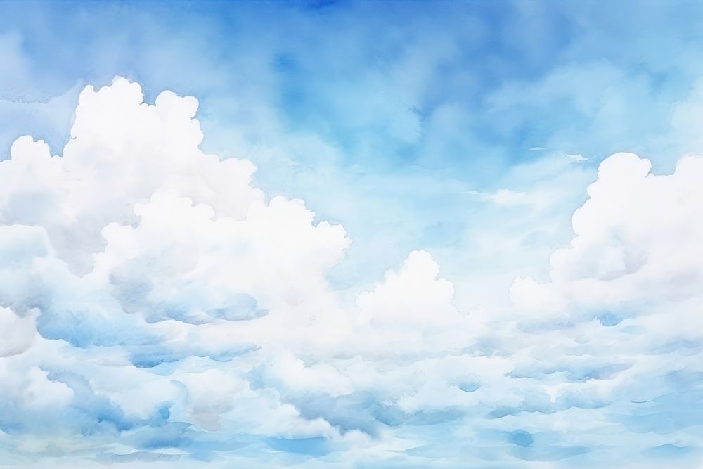 Sky outdoors nature cloud. AI generated Image by rawpixel.