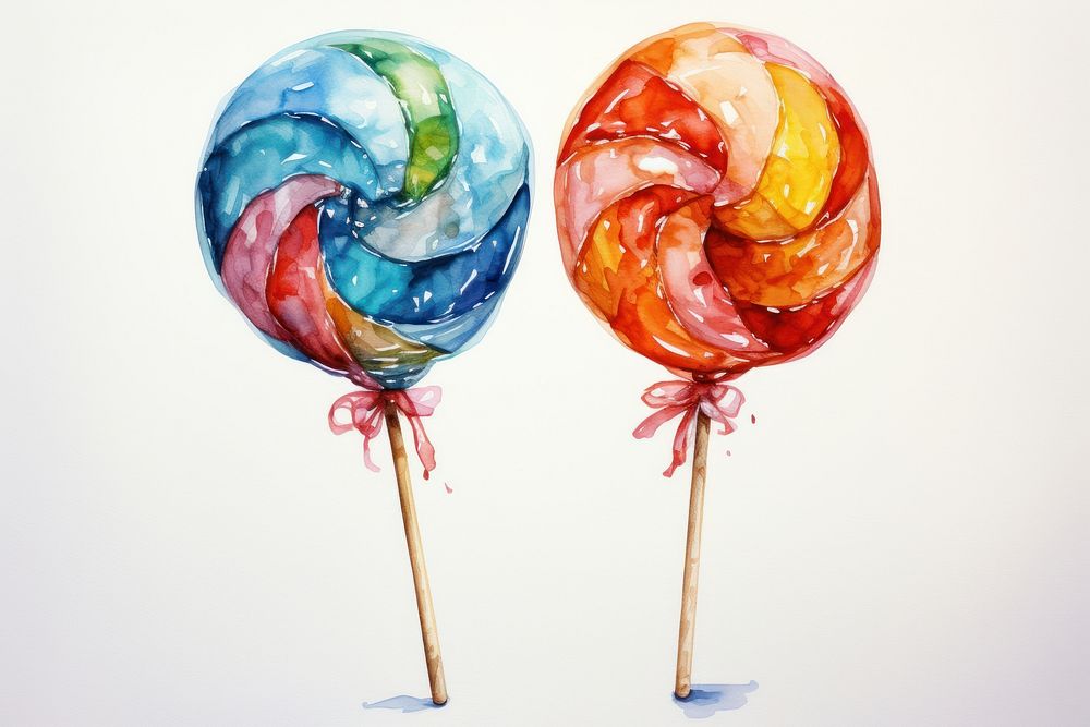 Candy confectionery lollipop balloon. AI generated Image by rawpixel.