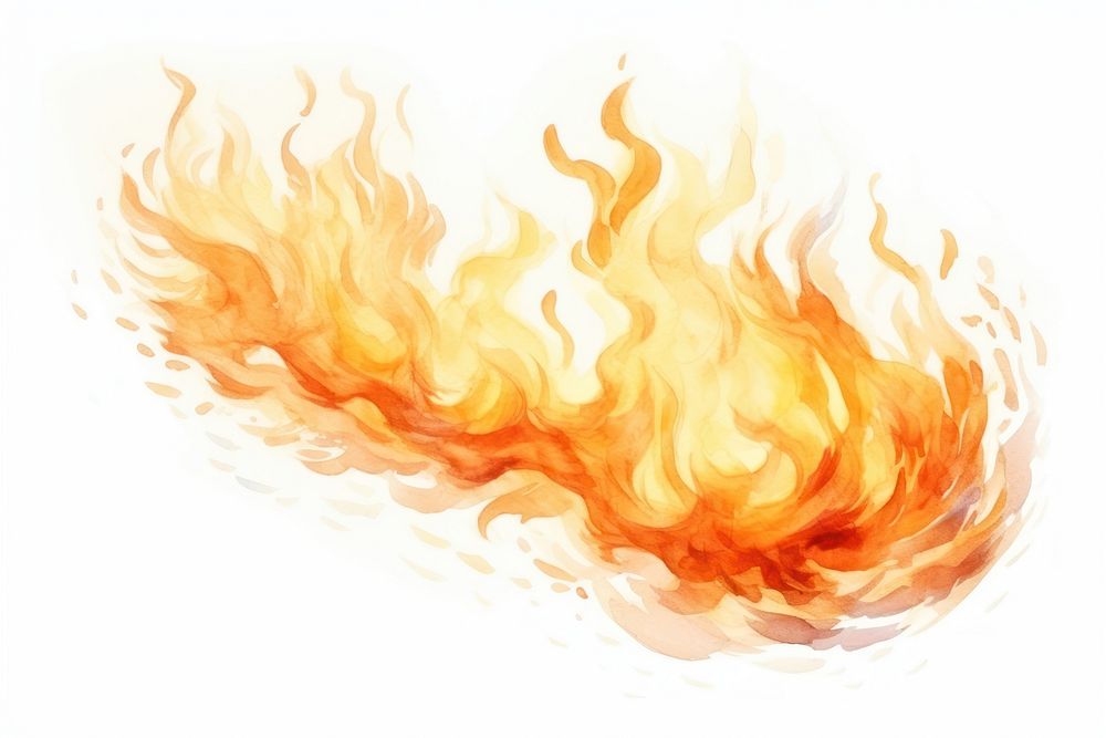 Flame fire explosion abstract. AI generated Image by rawpixel.