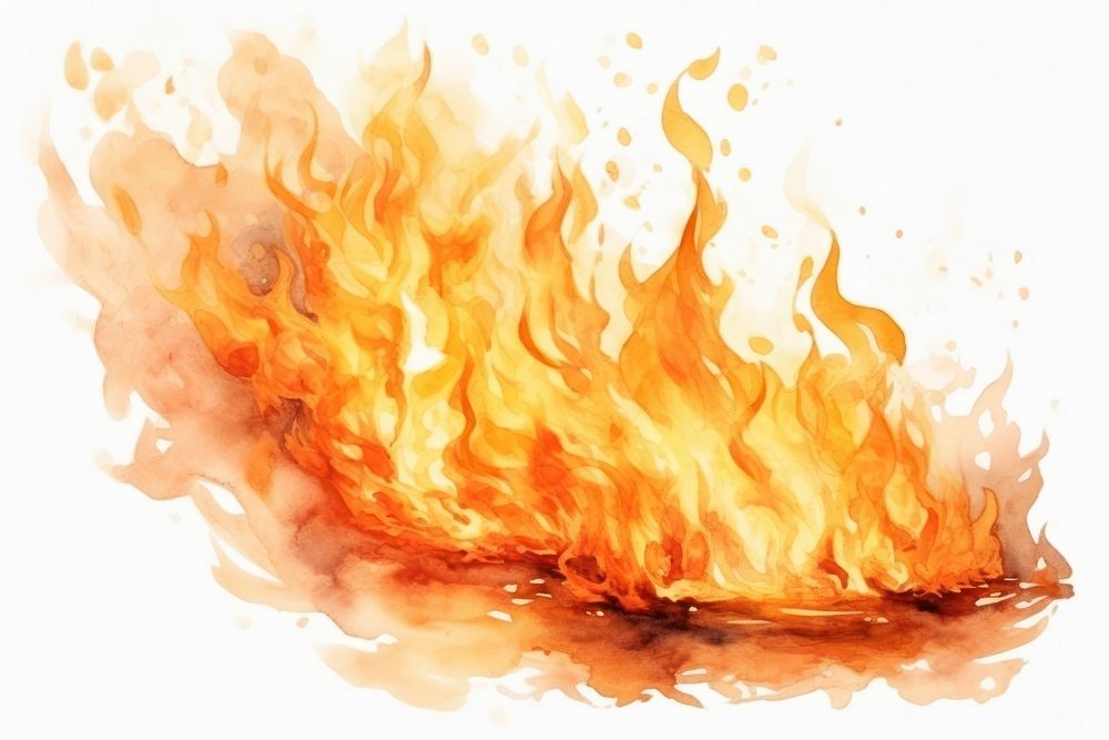 Flame fire backgrounds explosion. AI generated Image by rawpixel.