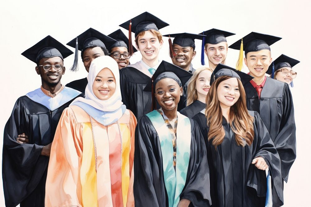 Graduation student school adult. AI generated Image by rawpixel.