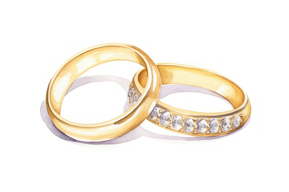 Jewelry diamond gold ring. AI generated Image by rawpixel.