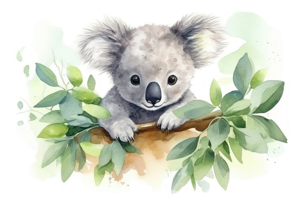 Koala mammal animal plant. 