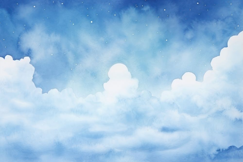 Sky outdoors nature cloud. AI generated Image by rawpixel.