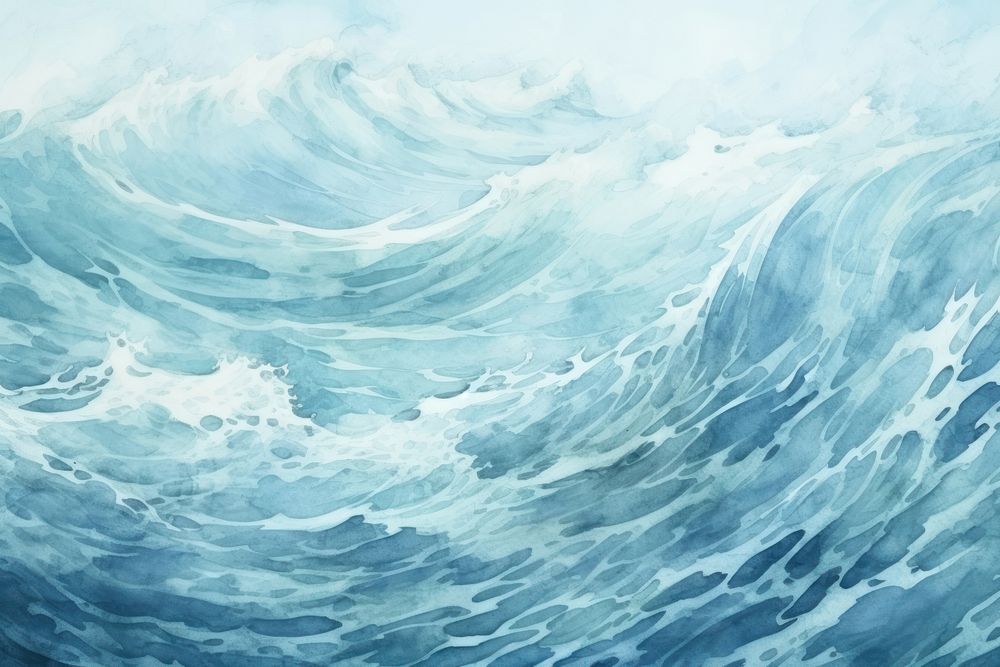 Ocean nature water sea. AI generated Image by rawpixel.