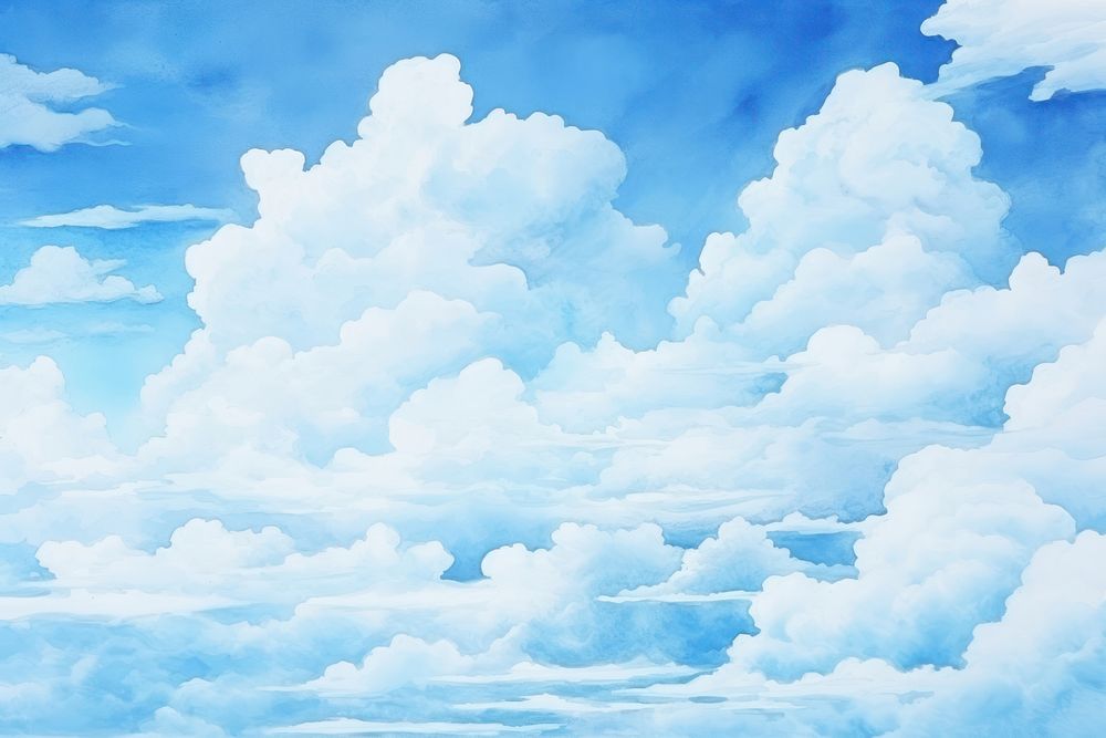 Sky outdoors nature cloud. AI generated Image by rawpixel.