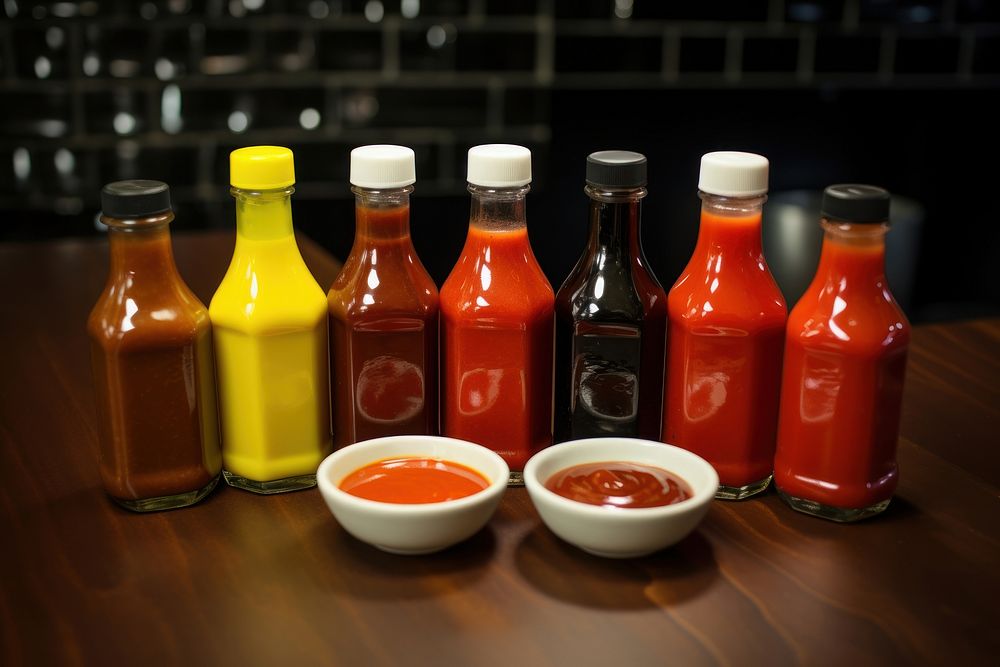 Condiment ketchup food refreshment. AI generated Image by rawpixel.