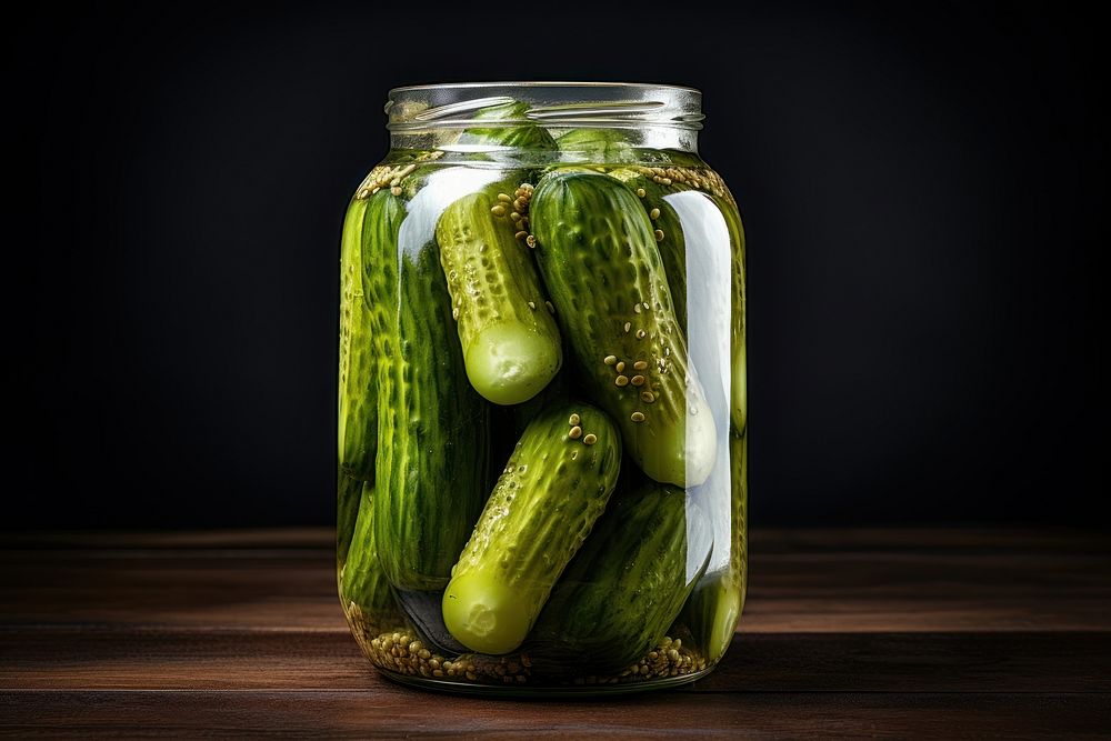 Pickle food jar vegetable. AI generated Image by rawpixel.