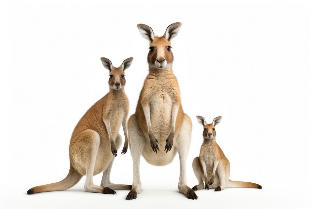 Kangaroo wallaby animal mammal. AI generated Image by rawpixel.