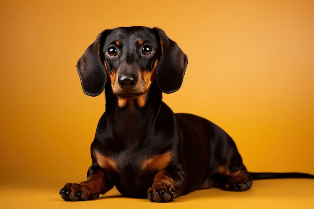Dachshund animal mammal hound. AI generated Image by rawpixel.