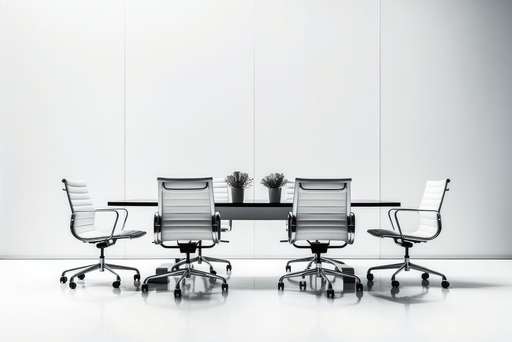 Office furniture meeting chair. AI generated Image by rawpixel.