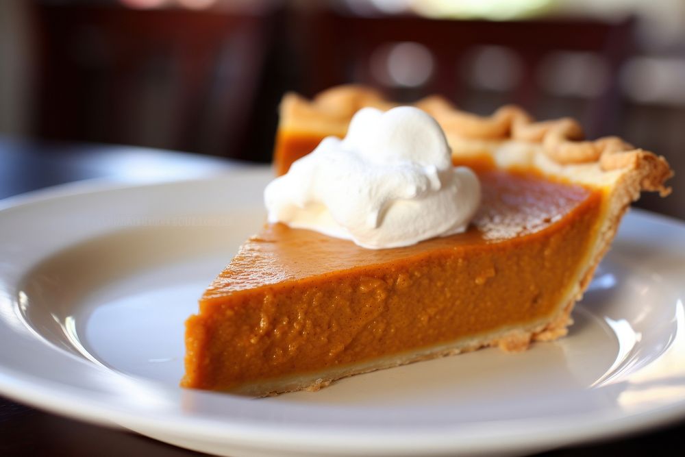 Dessert pumpkin plate food. 