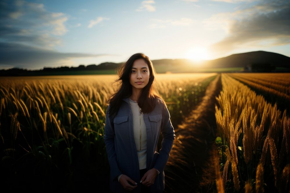 Photography sunlight outdoors portrait. AI generated Image by rawpixel.