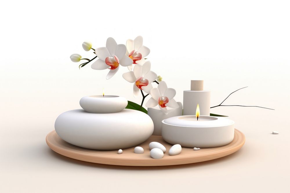 Flower plant white pill. AI generated Image by rawpixel.