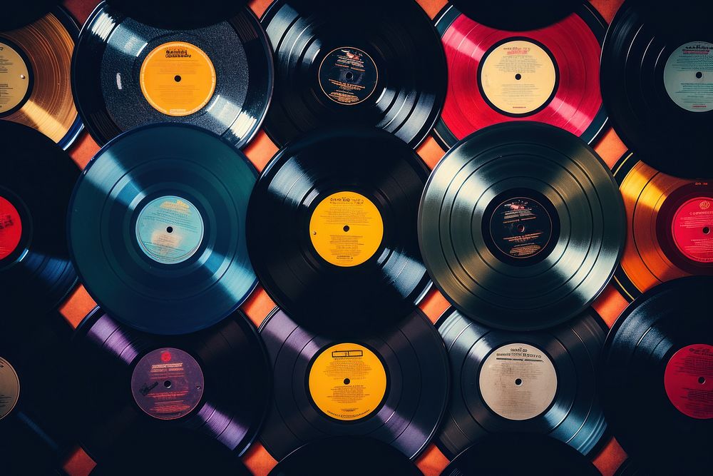 Record vinyl record backgrounds gramophone. AI generated Image by rawpixel.