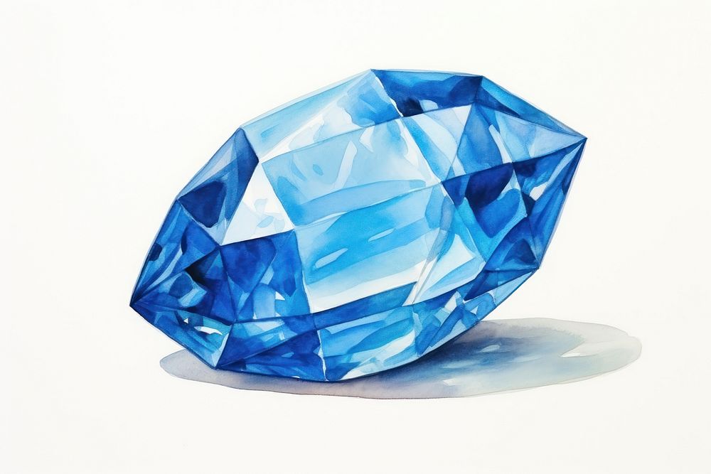 Gemstone jewelry diamond crystal. AI generated Image by rawpixel.