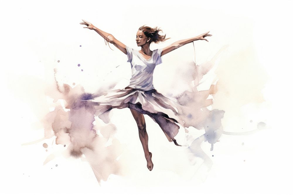 Dancing ballet dancer adult. AI generated Image by rawpixel.