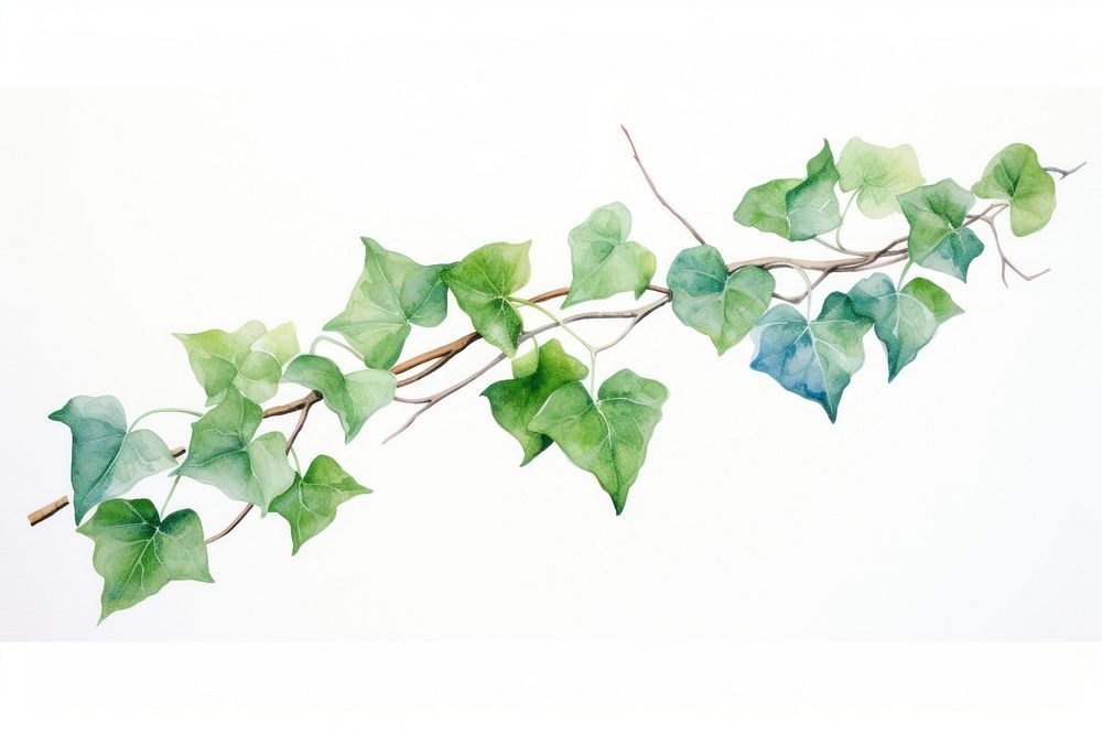 Ivy plant leaf freshness. AI generated Image by rawpixel.