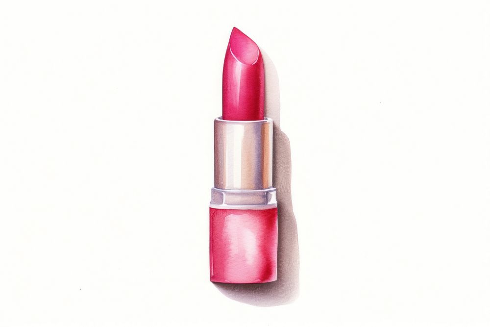 Cosmetics lipstick magenta capsule. AI generated Image by rawpixel.