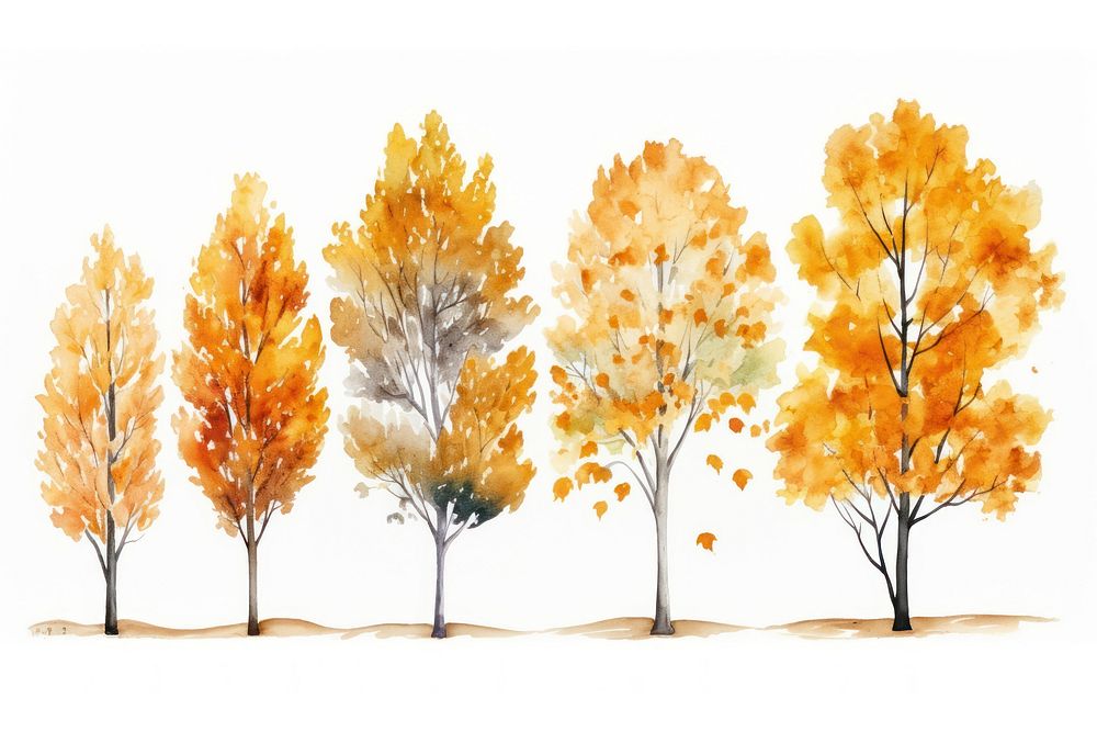 Tree outdoors autumn plant. AI generated Image by rawpixel.