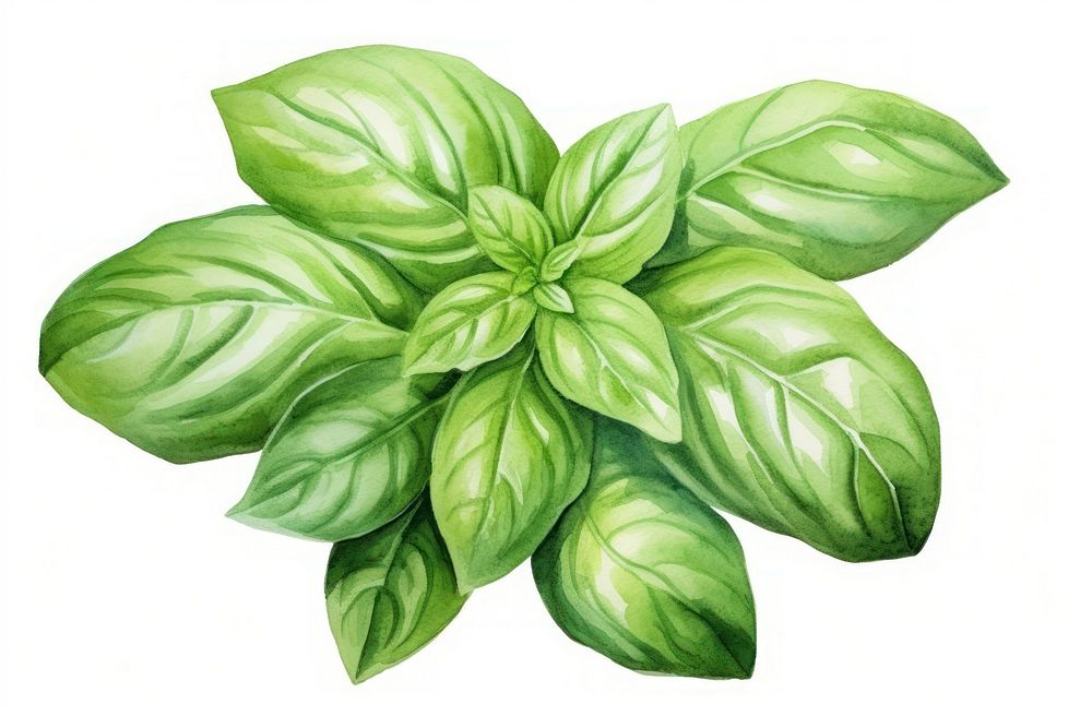 Plant basil herbs leaf. AI generated Image by rawpixel.