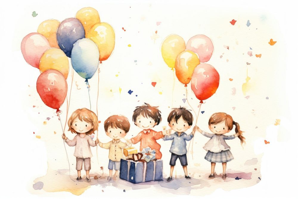 Balloon party toy togetherness. AI generated Image by rawpixel.