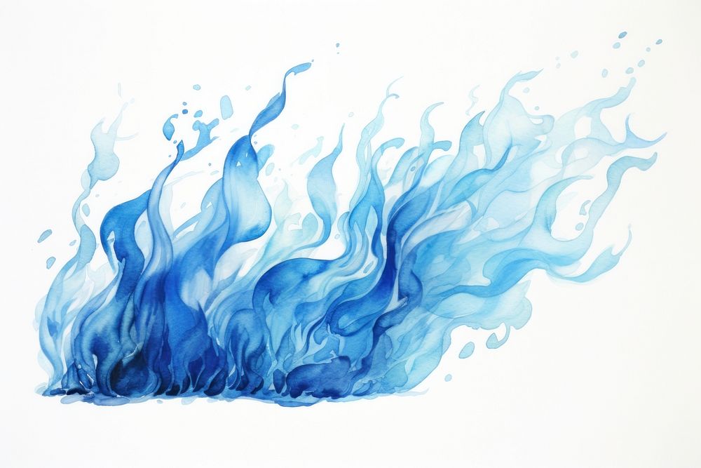 Water blue backgrounds creativity. AI generated Image by rawpixel.