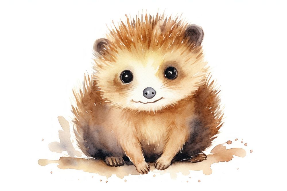 Animal hedgehog mammal cute. AI generated Image by rawpixel.
