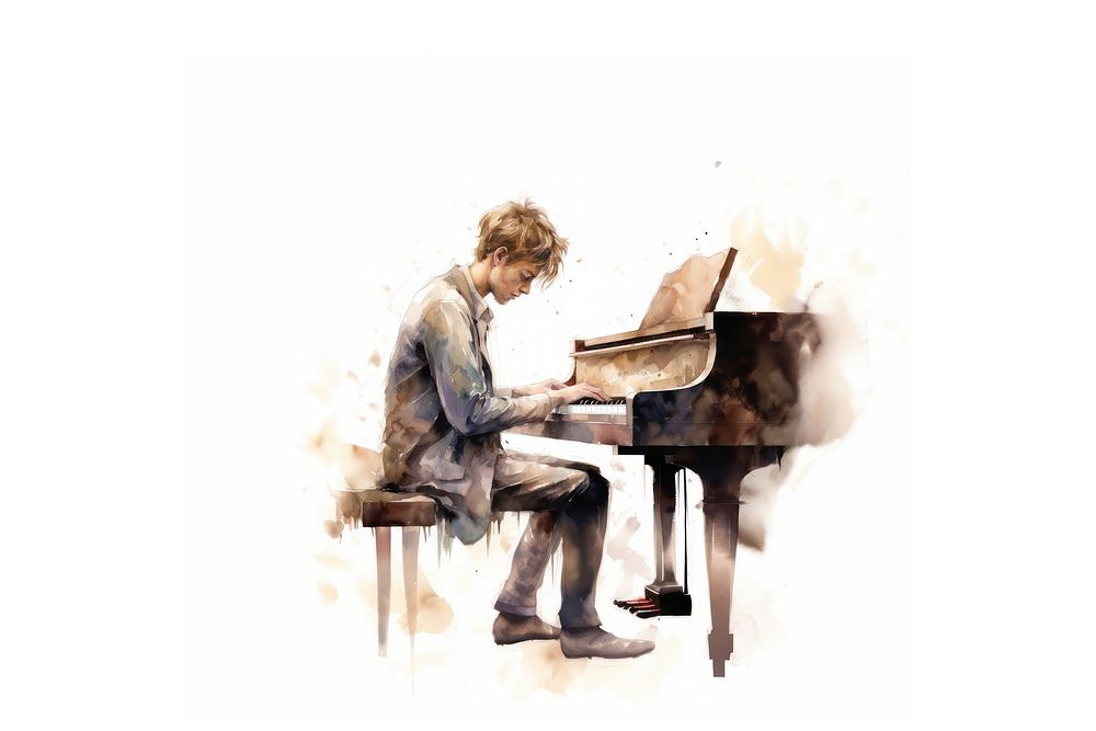 Pianist keyboard musician piano. AI generated Image by rawpixel.