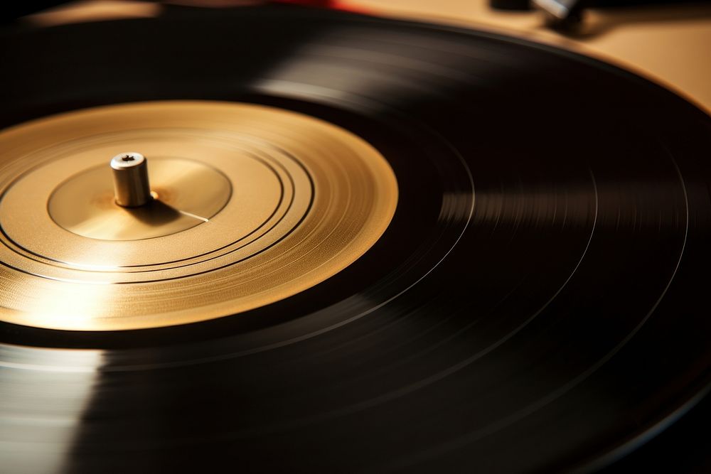 Gramophone technology turntable equipment. AI generated Image by rawpixel.