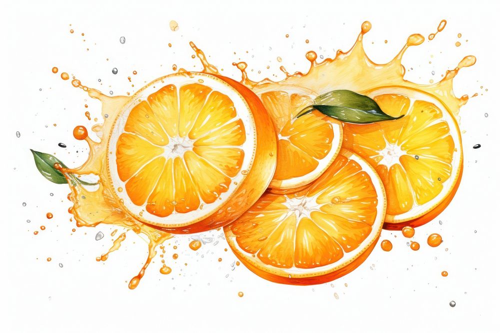 Grapefruit orange lemon juice. AI generated Image by rawpixel.