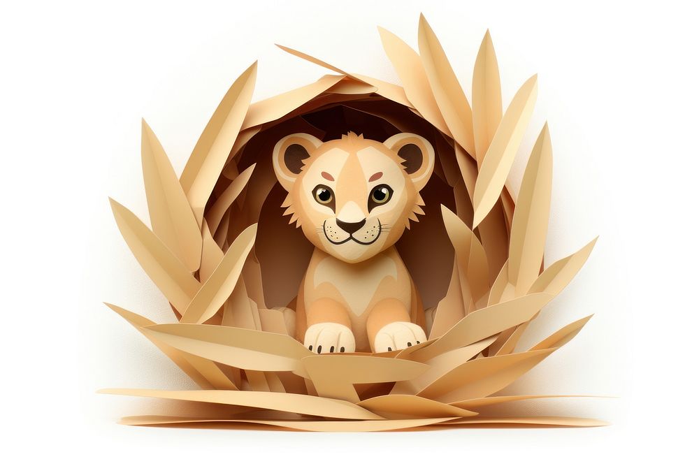 Wildlife animal mammal lion. AI generated Image by rawpixel.
