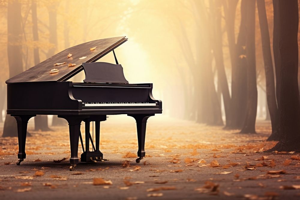 Keyboard piano music harpsichord. AI generated Image by rawpixel.