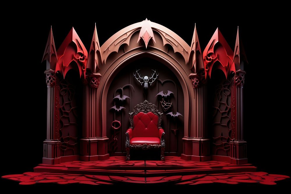 Architecture building throne chair. AI generated Image by rawpixel.