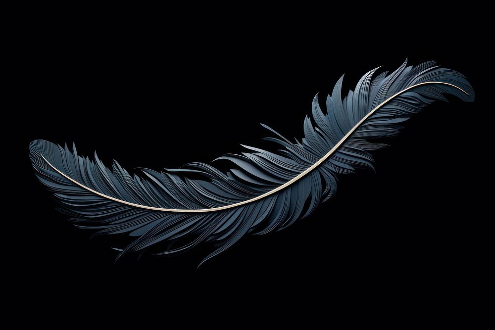 Feather art lightweight accessories. AI generated Image by rawpixel.