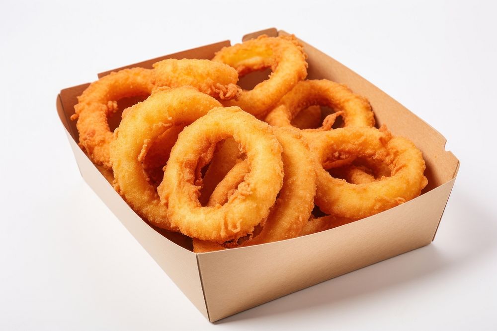 Paper food box onion ring. AI generated Image by rawpixel.