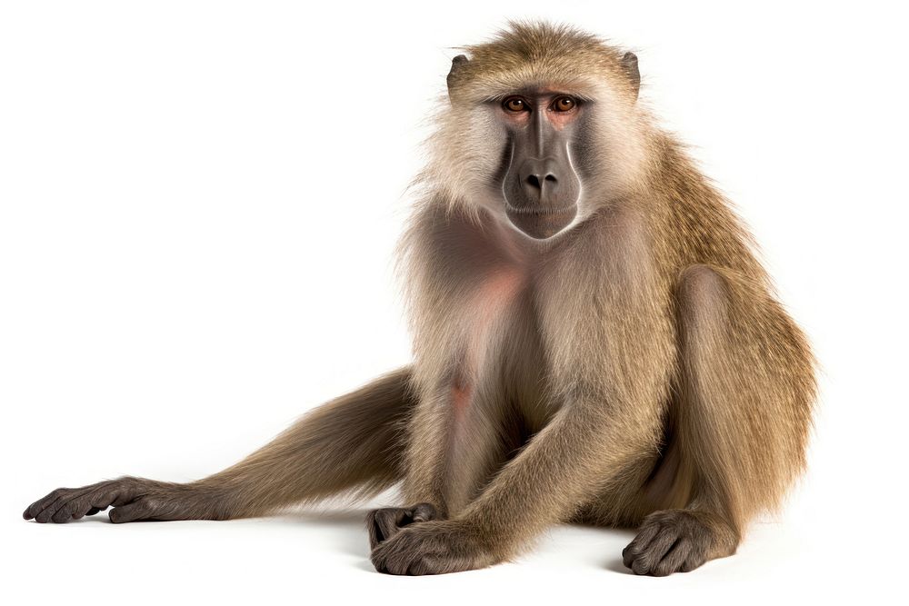 Wildlife monkey animal mammal. AI generated Image by rawpixel.