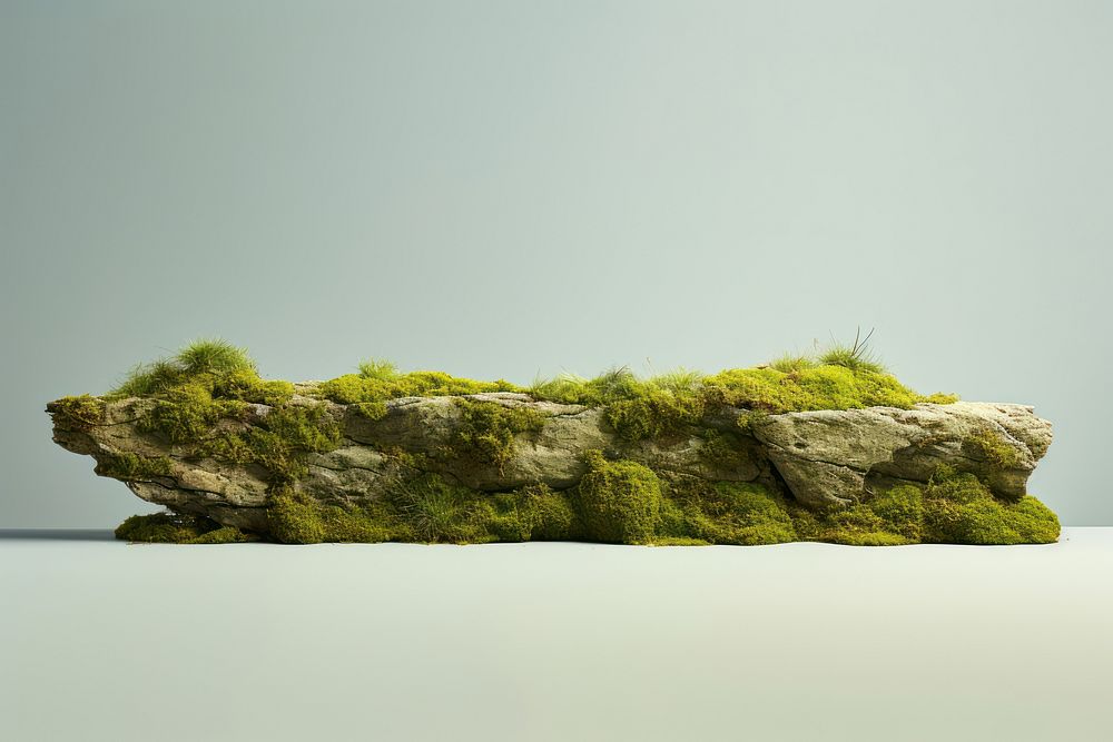 Moss nature plant rock. AI generated Image by rawpixel.