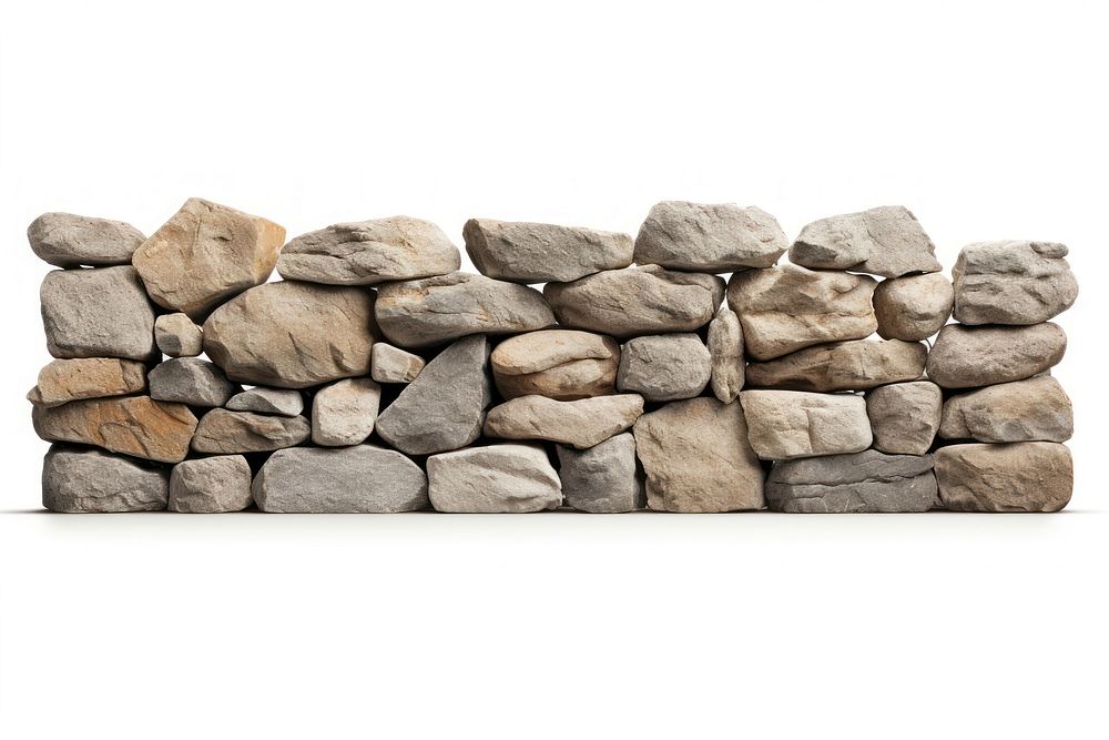 Wall rubble stone rock. AI generated Image by rawpixel.