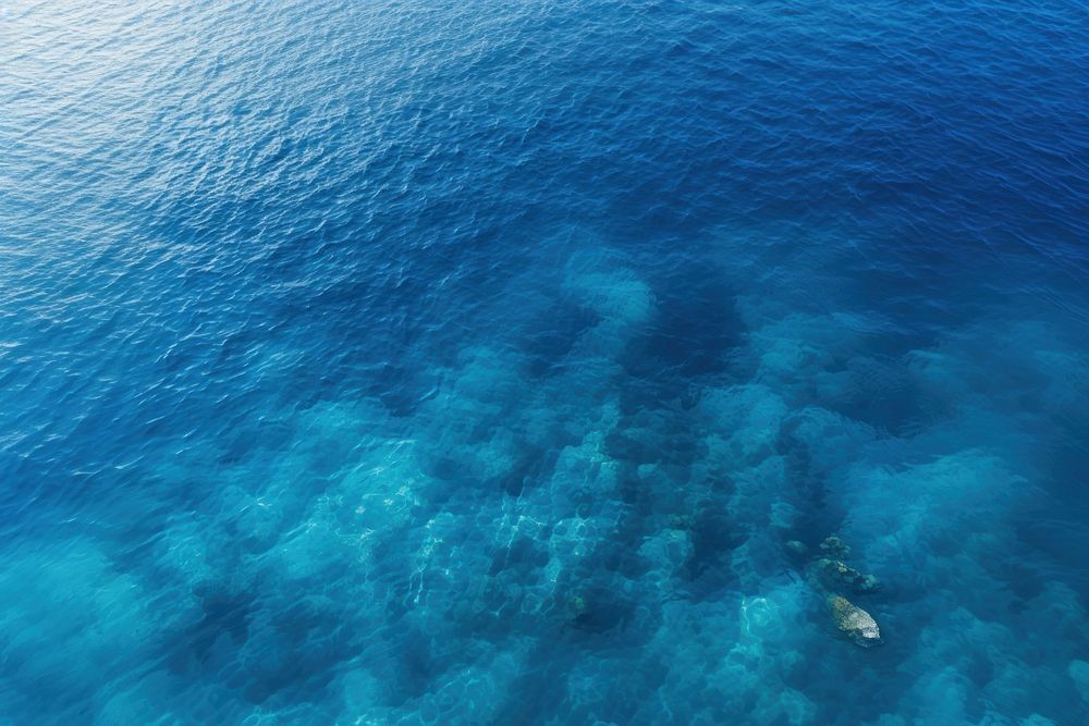 Sea underwater outdoors nature. AI generated Image by rawpixel.