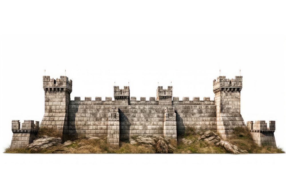 Castle architecture building wall. AI generated Image by rawpixel.